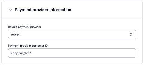 adyen shopper identification.